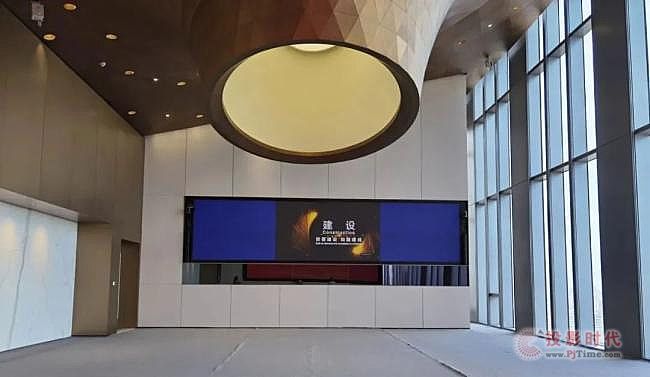 三思為金磚國家新開發(fā)銀行總部大樓提供小間距LED顯示系統(tǒng)