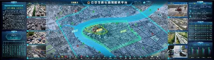 VTRON威創(chuàng)安保警衛(wèi)數(shù)字孿生可視化