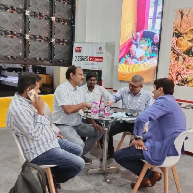 AET重磅亮相Infocomm India 2022展