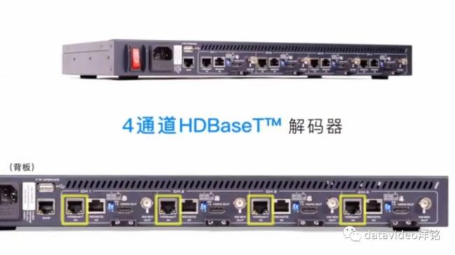 datavideo洋銘四合一長距離傳輸HDBaseT音視頻解碼器