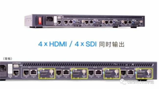 datavideo洋銘四合一長距離傳輸HDBaseT音視頻解碼器