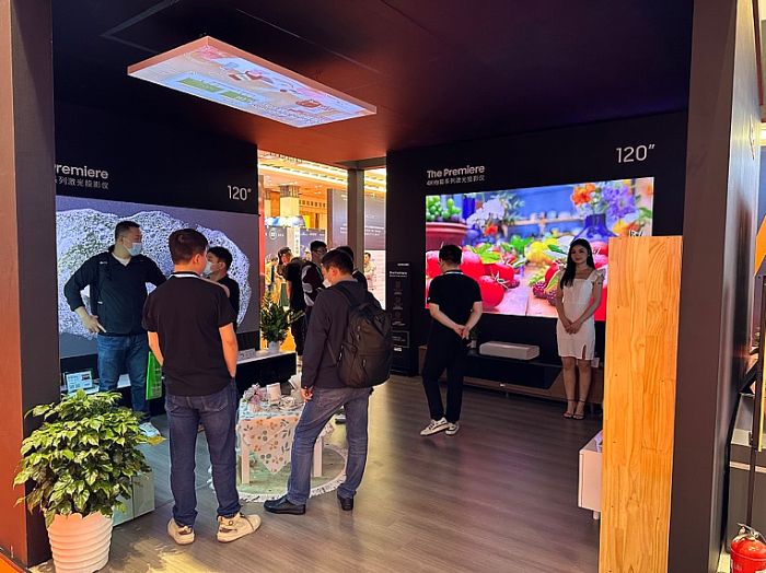 三星攜The Premiere系列激光電視等客廳影院解決方案，全方位亮相廣州音響展