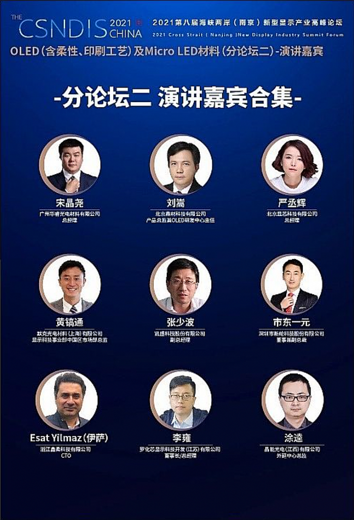 2021第八屆海峽兩岸（南京）新型顯示產業高峰論壇成功舉辦
