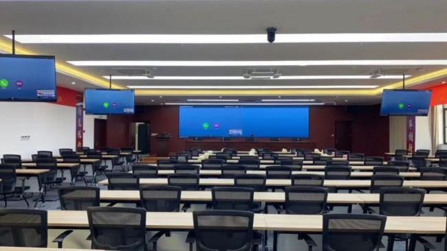 南方電訊助力郵儲銀行棗莊市分行多媒體會議室數字化改造