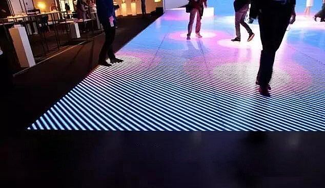 華美特LED互動地磚屏解決方案