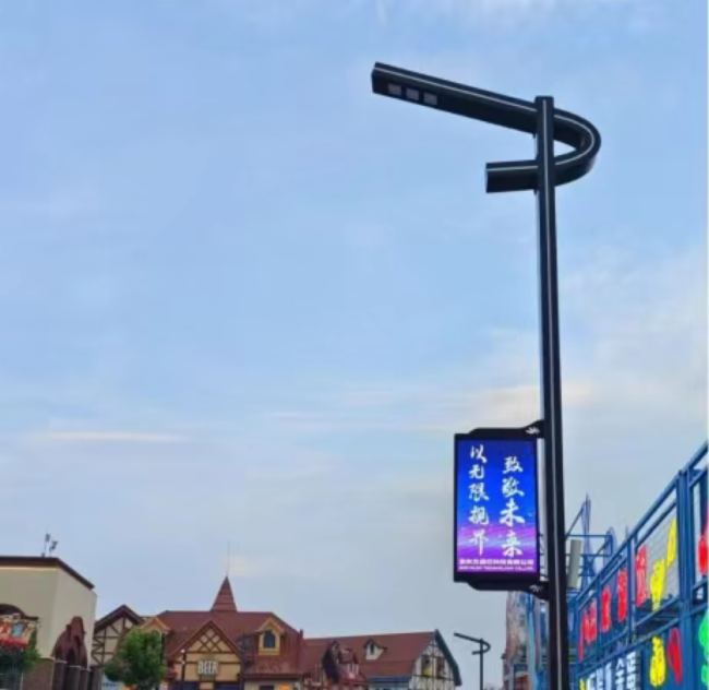 BOE晶芯科技案例集錦呈現 燈桿屏幕賦能智慧城市