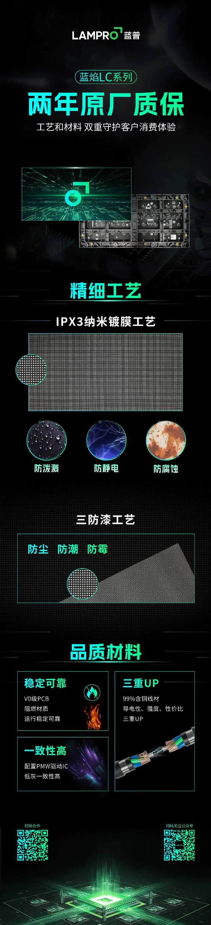 藍普科技藍焰LC系列 | 兩年質(zhì)保 雙重守護