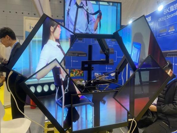 比特視訊攜8K魔控拼接器亮相2024 ISLE展，引領視覺新體驗