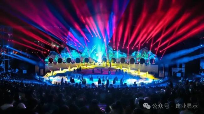 巴可Barco、科視Christie投影打造，建業(yè)顯示邀您走進(jìn)武漢花博匯《知音花月夜》光影秀，共赴春日詩意之約