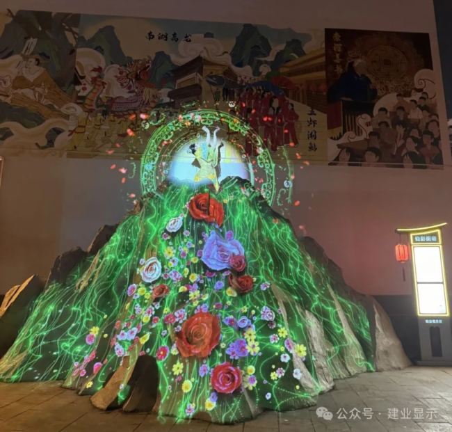巴可Barco、科視Christie投影打造，建業(yè)顯示邀您走進(jìn)武漢花博匯《知音花月夜》光影秀，共赴春日詩意之約