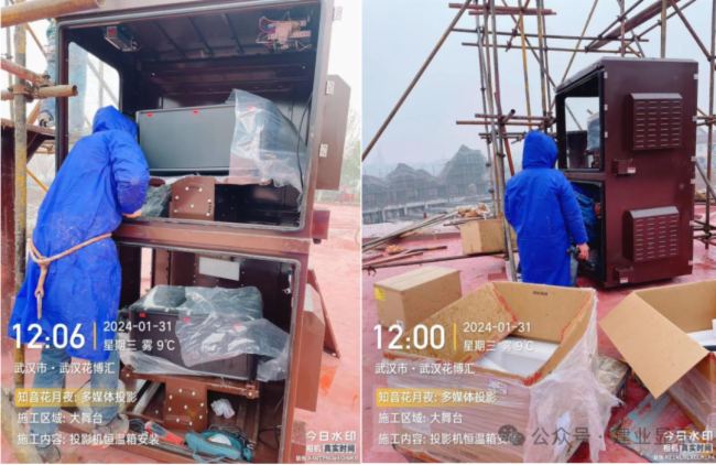 巴可Barco、科視Christie投影打造，建業(yè)顯示邀您走進(jìn)武漢花博匯《知音花月夜》光影秀，共赴春日詩意之約