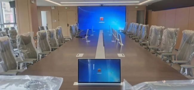 深圳艾旗無紙化升降系統和擴聲系統應用于中國一冶鋼構分公司