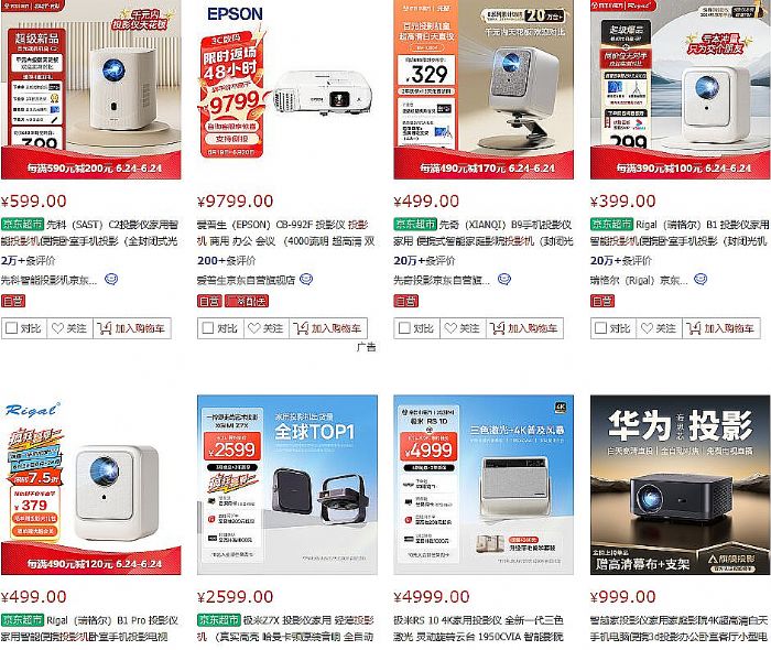 618智能投影：量能不佳后還能看啥