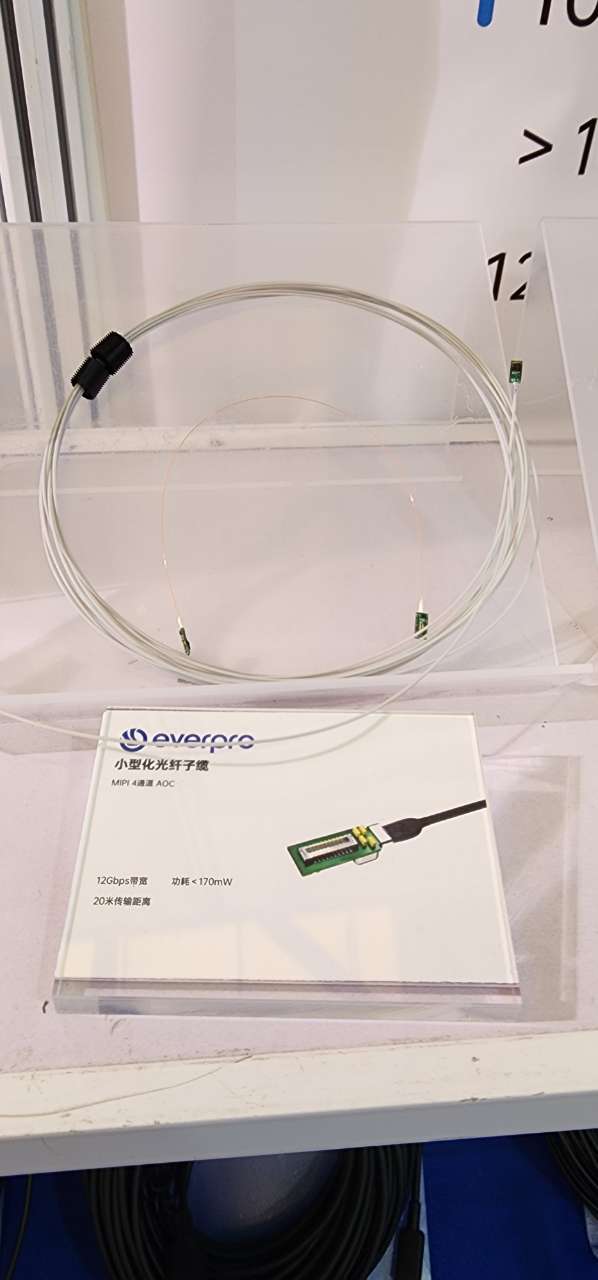 長芯盛攜高柔有源光纜產品驚艷亮相上海機器視覺展！