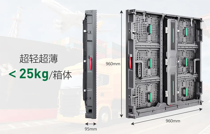 齊普光電將箱體和模組新搭配運用到交通顯示