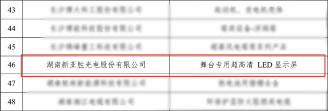 榮譽再+1！新亞勝獲評湖南省制造業單項冠軍