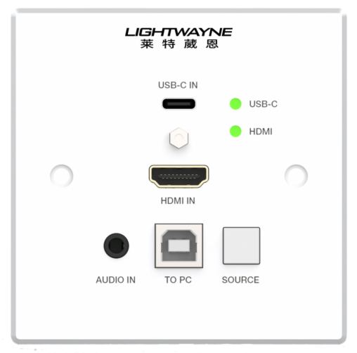 LIGHTWAYNE萊特葳恩 | HDBaseT墻面發射器——高清信號無縫對接