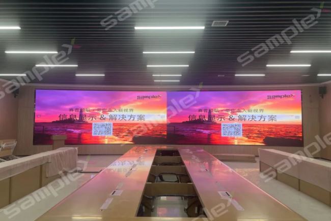 360°全景展示，LED軟模組圓柱屏賦能科技感氣象局