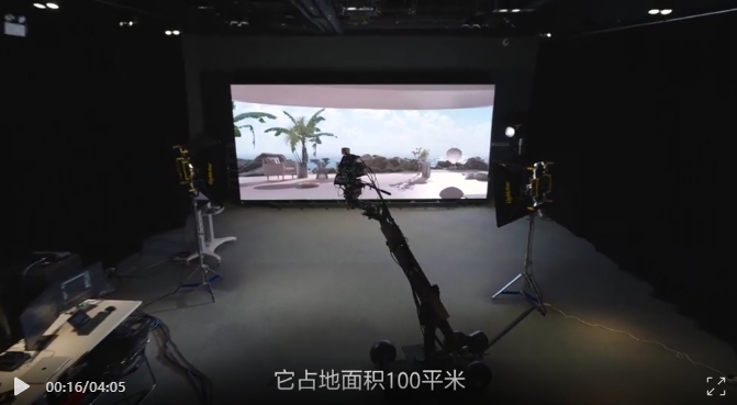 索尼影像技術學院的虛擬拍攝影棚介紹
