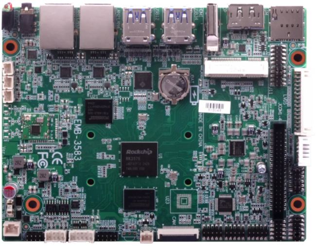 華北工控EMB-3583：采用RK3576處理器的嵌入式AloT主板